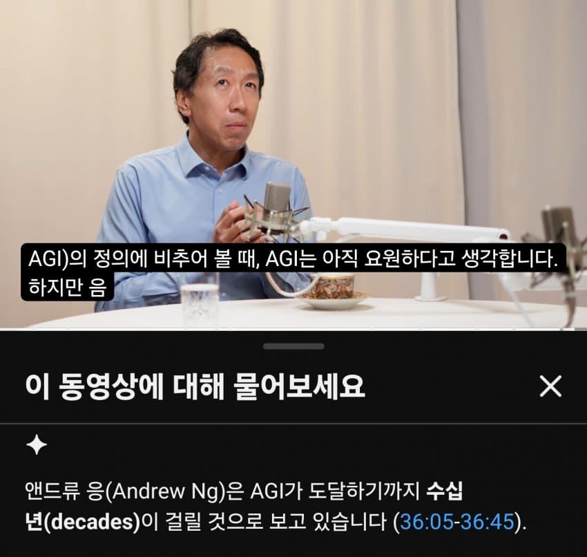 앤드류 응, 대량실업은 없을 것! AGI 수십년 뒤! (16)