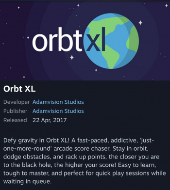 [스팀] Orbt XL(550원)(일시무료)