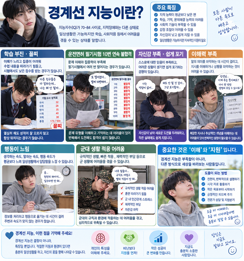 경계선 지능 사람 특징