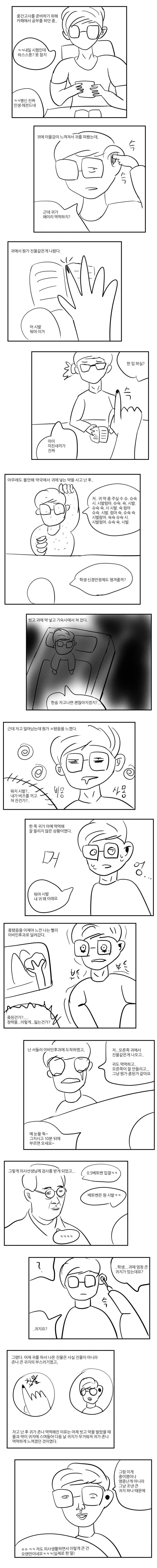 이비인후과에서 공개 처형당하는 만와
