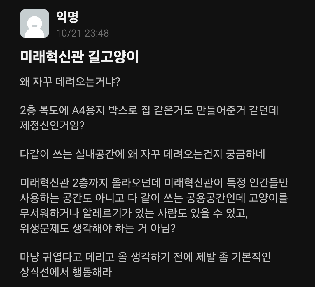 재학중인 대학교 근황.