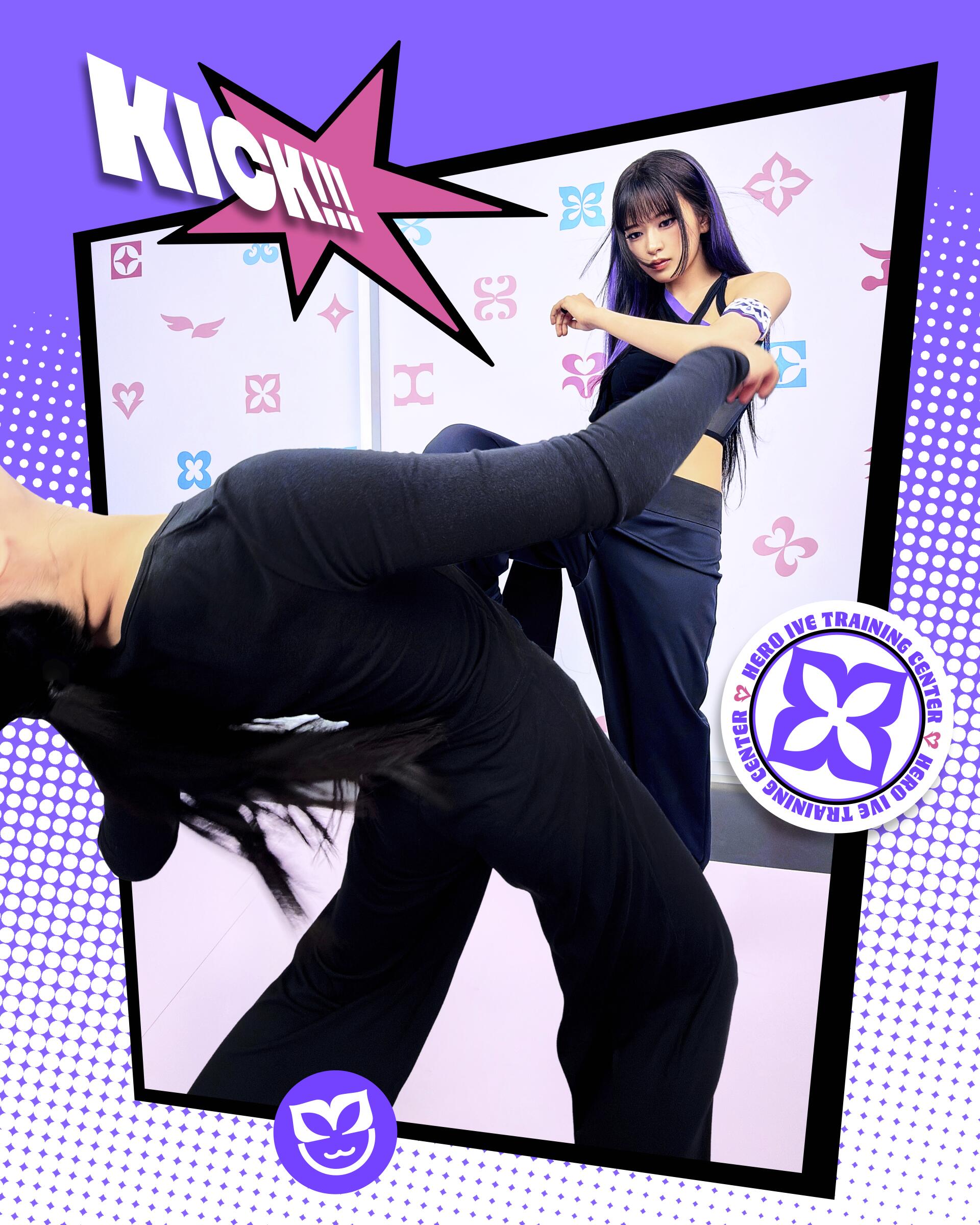 아이브 IVE EP <Looks Can Kill>  ‘HERO COMICS’ Concept Photo 안유진 vs 장원영 (2)