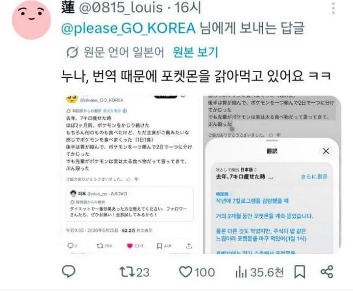 살빼려고 매일 포켓몬(?)을 갉아먹은 한국인