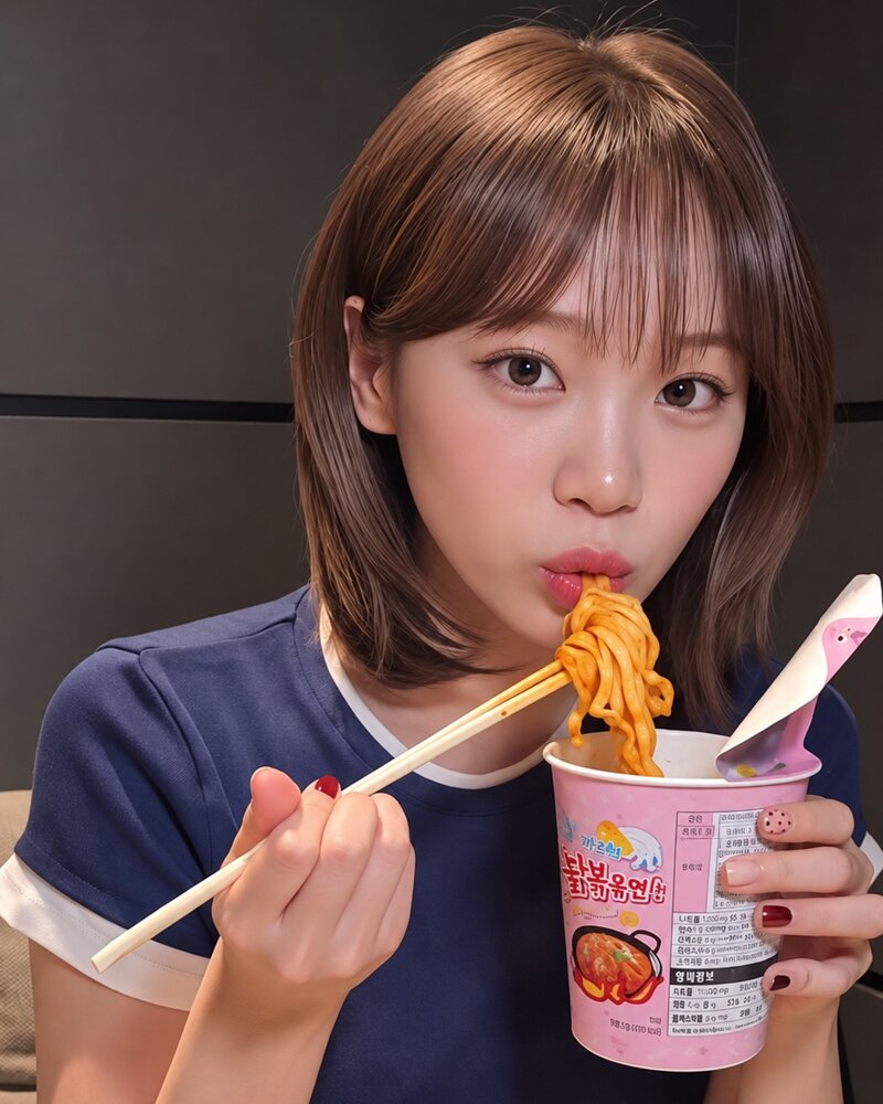 먹는모습도 귀여운 김채원 (4)