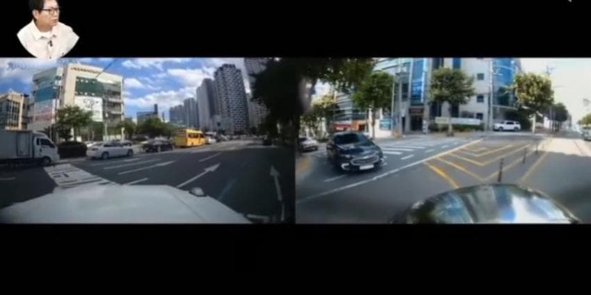 한문철티비 레전드 갱신. 무리한 지바겐 끼어들기. 눈돌아간 총 송곳아재. (2)