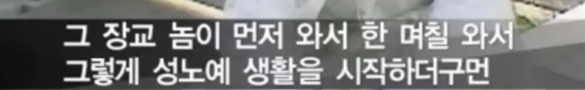 북한의 일본군 성노예 피해자 증언 (3)