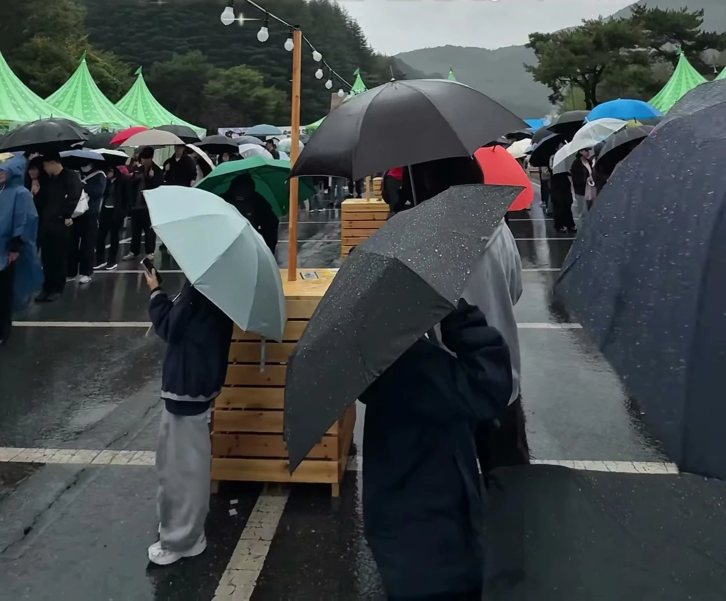 야 비오면 김밥축제 사람 없다고 한놈 나와!!!!! (5)