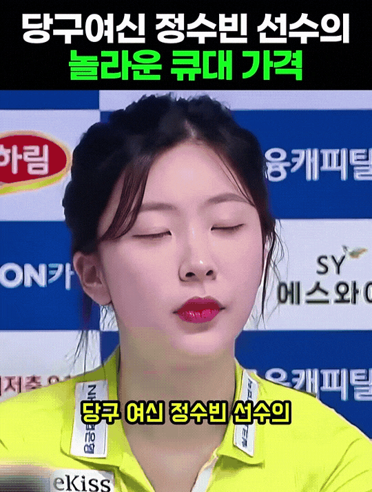 당구여신의 큐대 가격