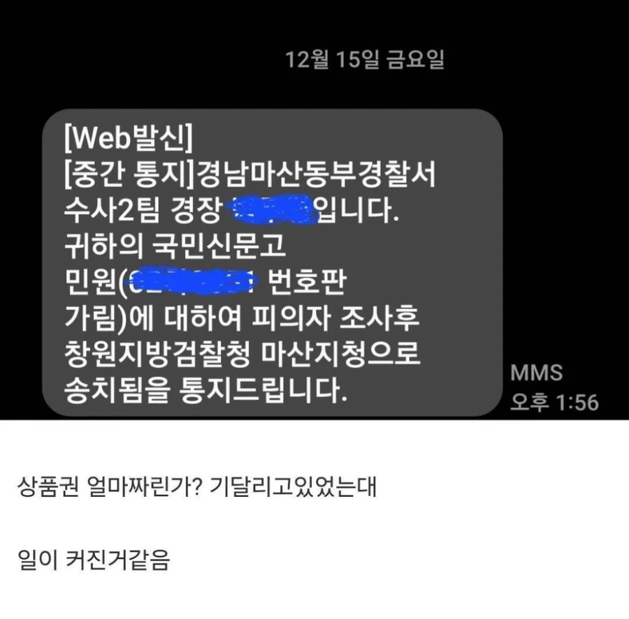 난 번호판가림 신고만 했을뿐인데 일이 커진거 같음 (2)