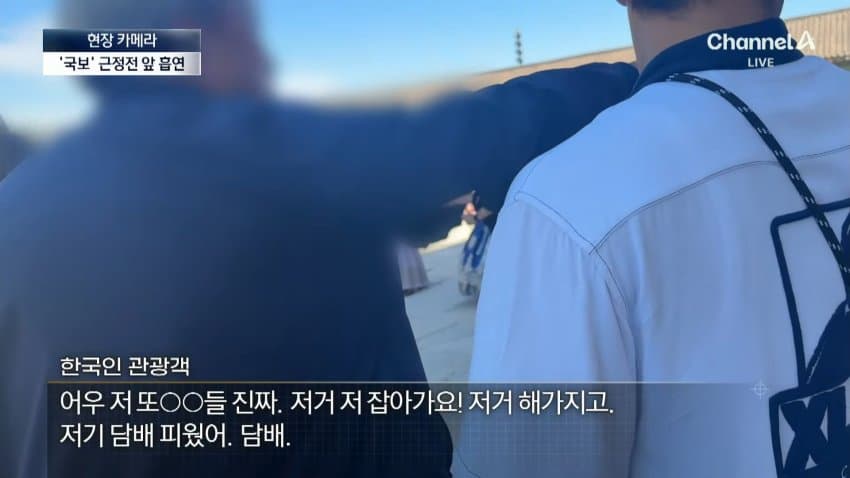 경복궁서 버젓이..담뱃불 붙이는 관광객 (6)