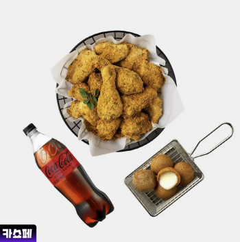 [기타] BHC 뿌링클+치즈볼+코카콜라 제로1.25L 외 콰삭킹 세트
