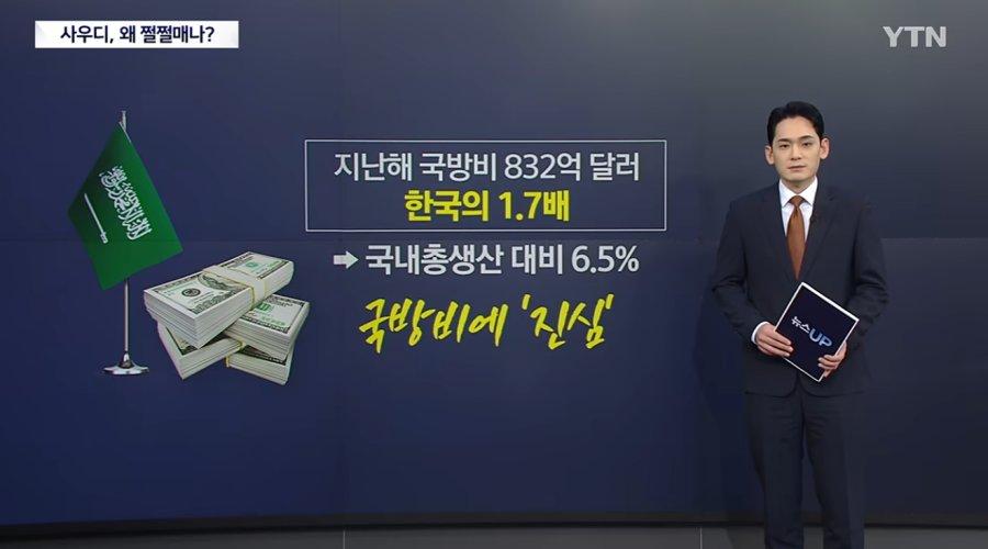우리보다 국방비 1.7배 쓰는 사우디가 쩔절 매는 이유