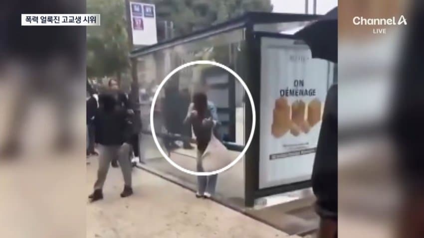 채널a) 폭력 얼룩진 프랑스 고교생 집회...5천명 체포 (3)