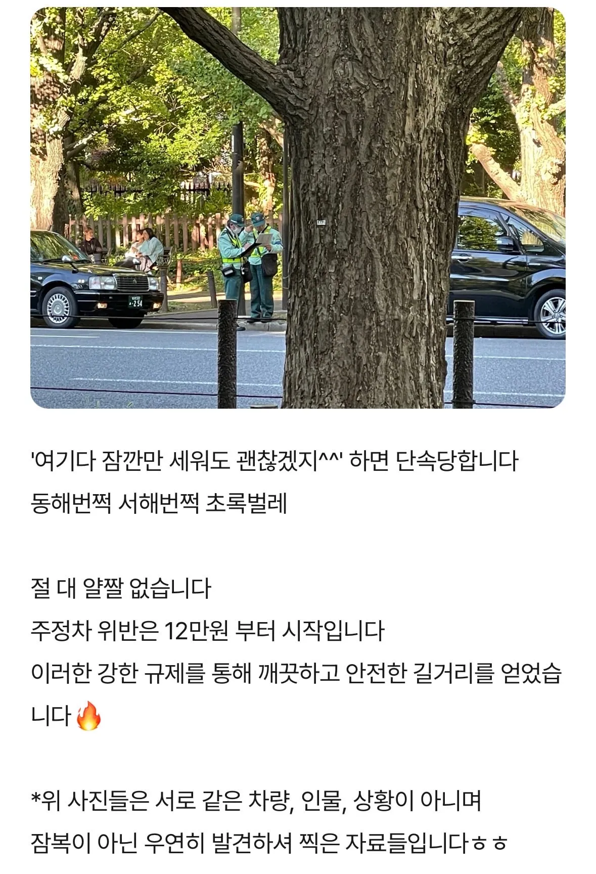 일본에 불법주차가 없는 이유