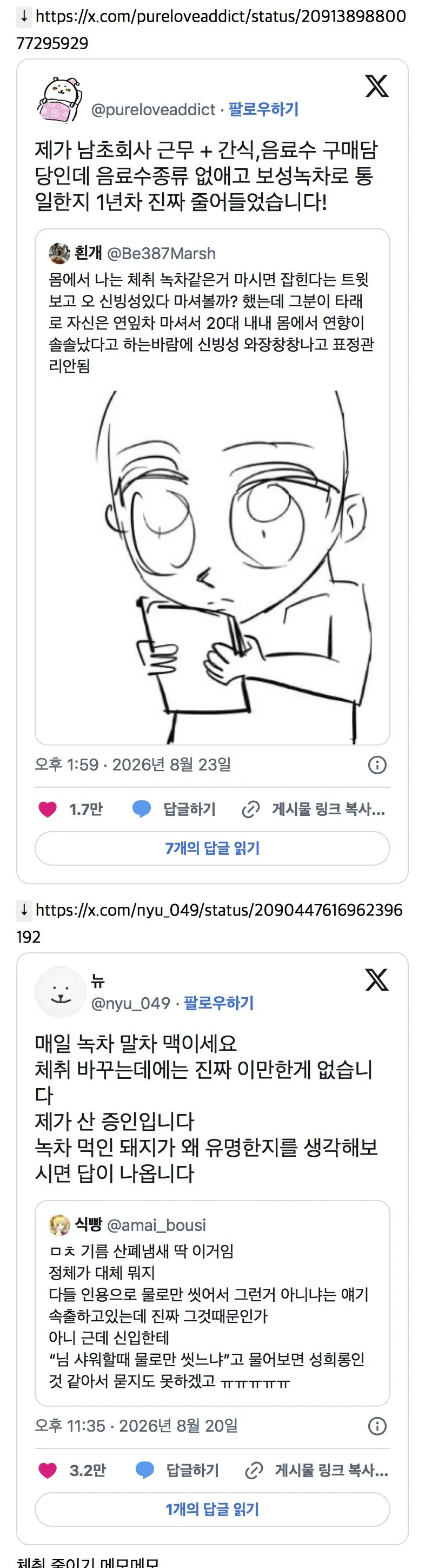 녹차의 효능