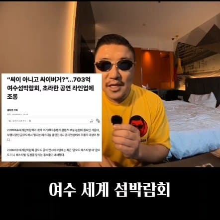 2천억짜리 전라도 여수섬박람회 공연 라인업 (8)