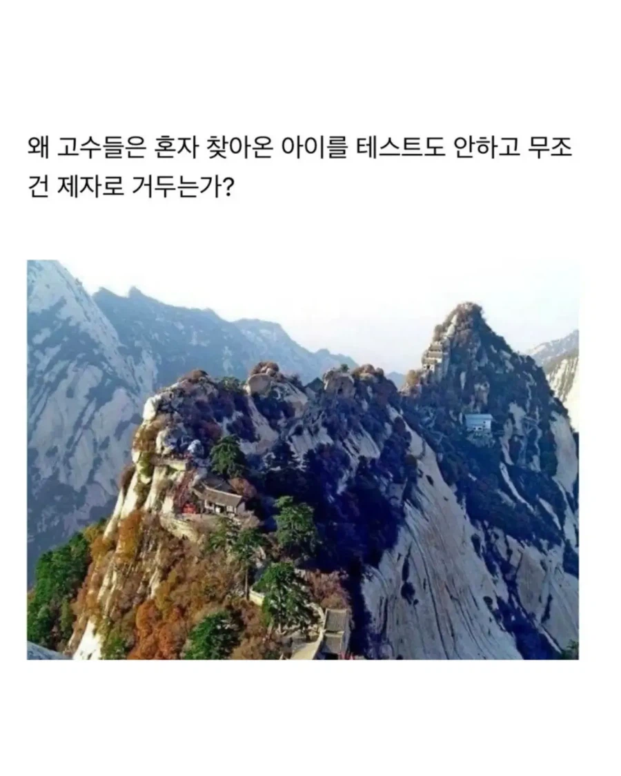 실제로 보면 이해가는 무협지 설정 (4)