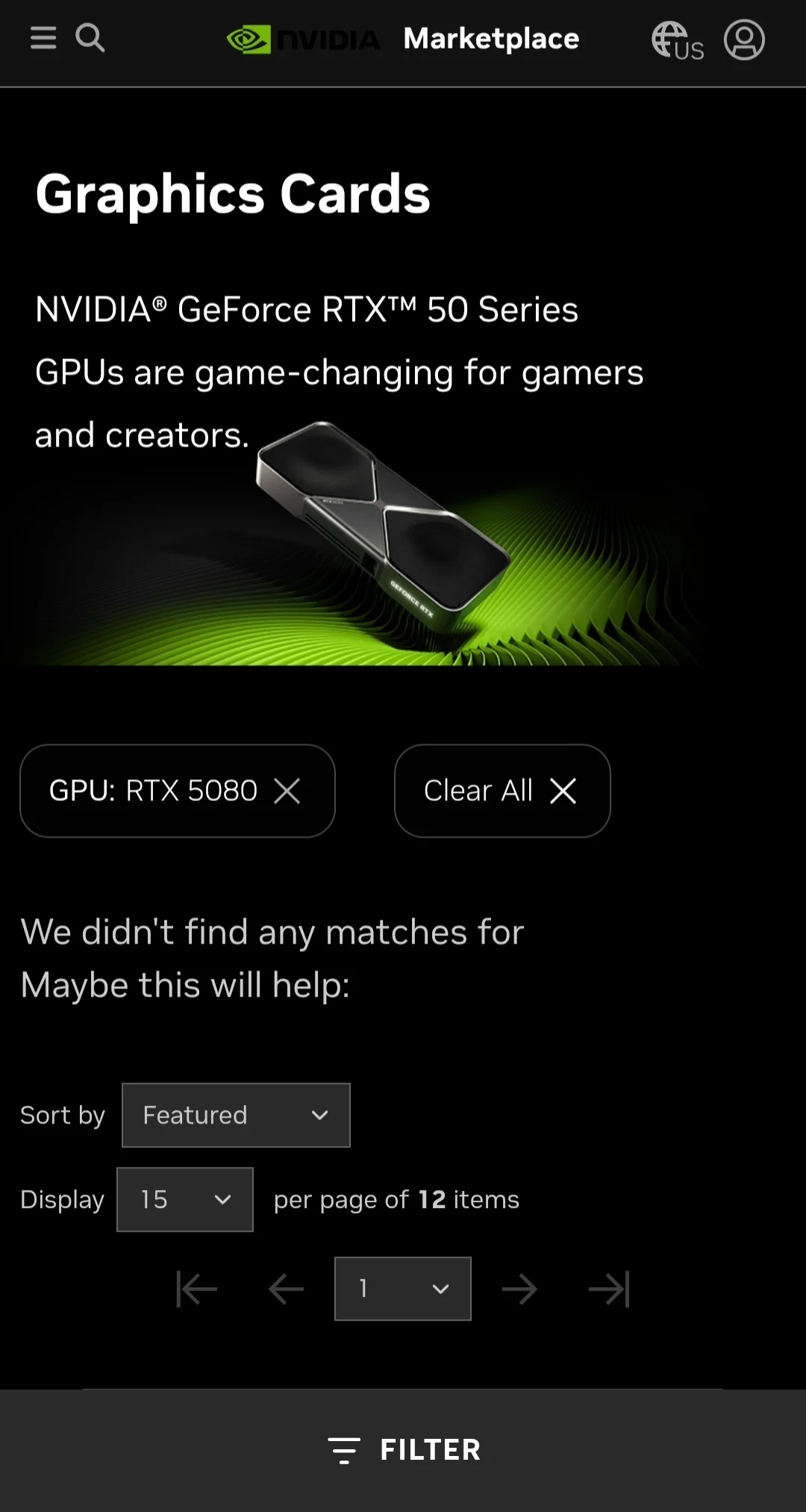 엔비디아 북미 마켓에서 RTX5080 삭제조치