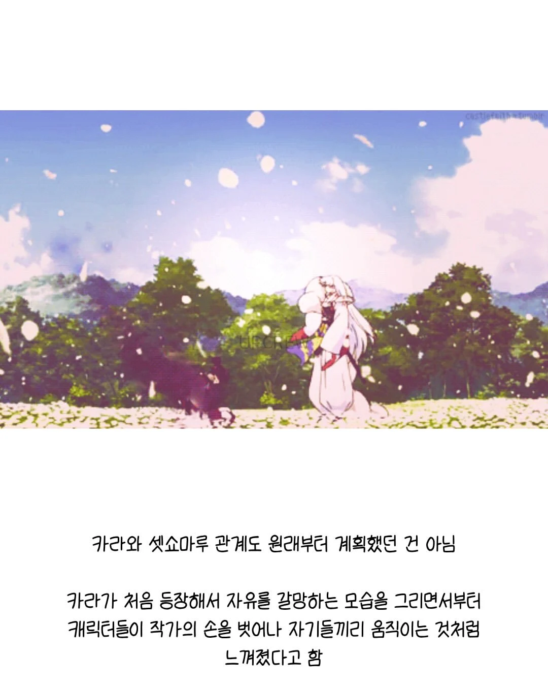 작가가 직접 밝힌 이누야샤 비하인드 (4)