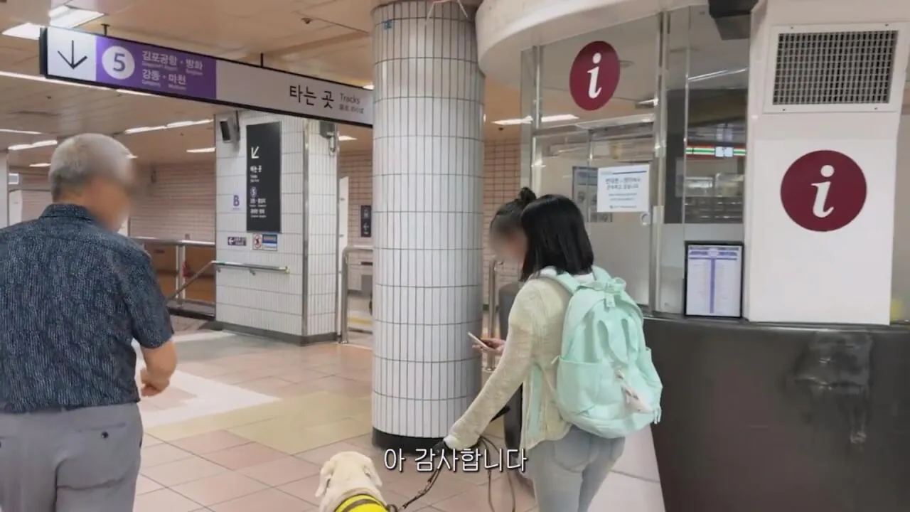 동생들에게 떡볶이 사주려 직접 사러간 시각장애인