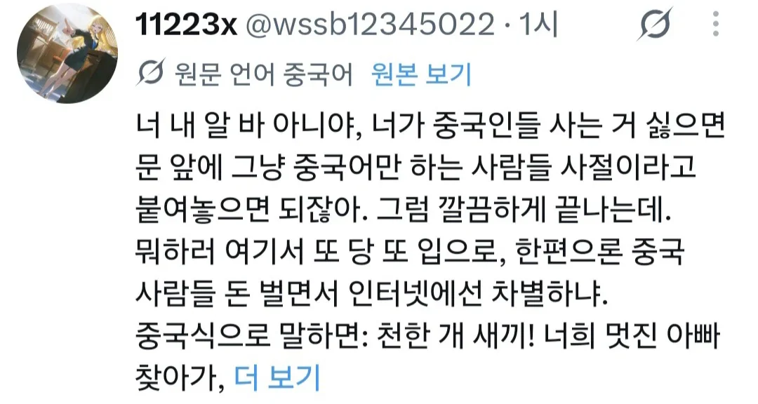 중국인들이 한국 여행 와서 중국어만 쓰는 이유 (8)
