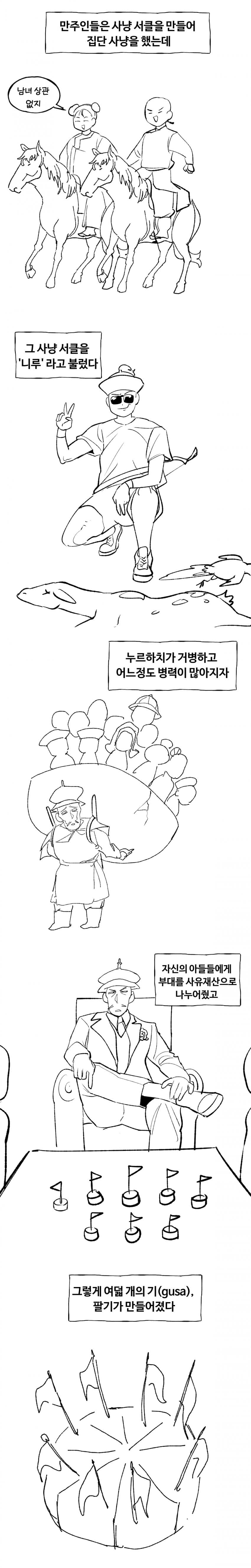 만화) 청나라 이야기-팔기 (2)