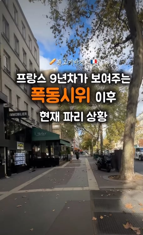 프랑스 9년차 보여주는 폭동시위 이후 현재 파리상황