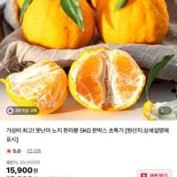 못난이 노지 한라봉 5kg