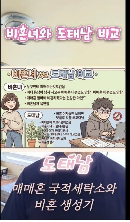 도태남과 비혼녀 비교.[도태남 피해줌, 비혼녀 피해 없음]jpg (12)