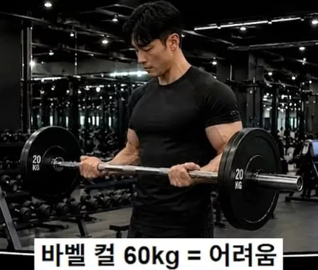 같은 60kg 다른 난이도