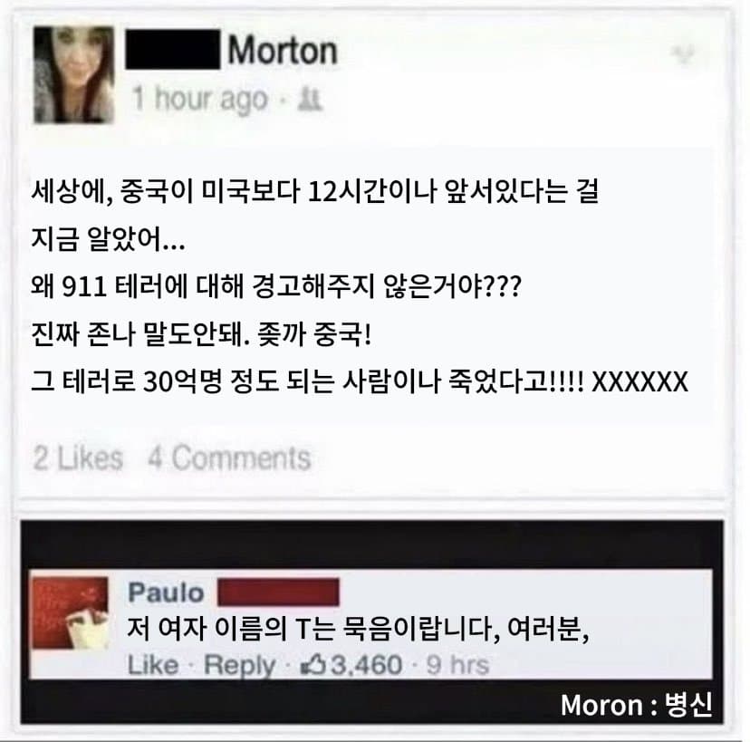 (번역) 사회적으로 올바르지 않은 해외 밈 모음 (9)
