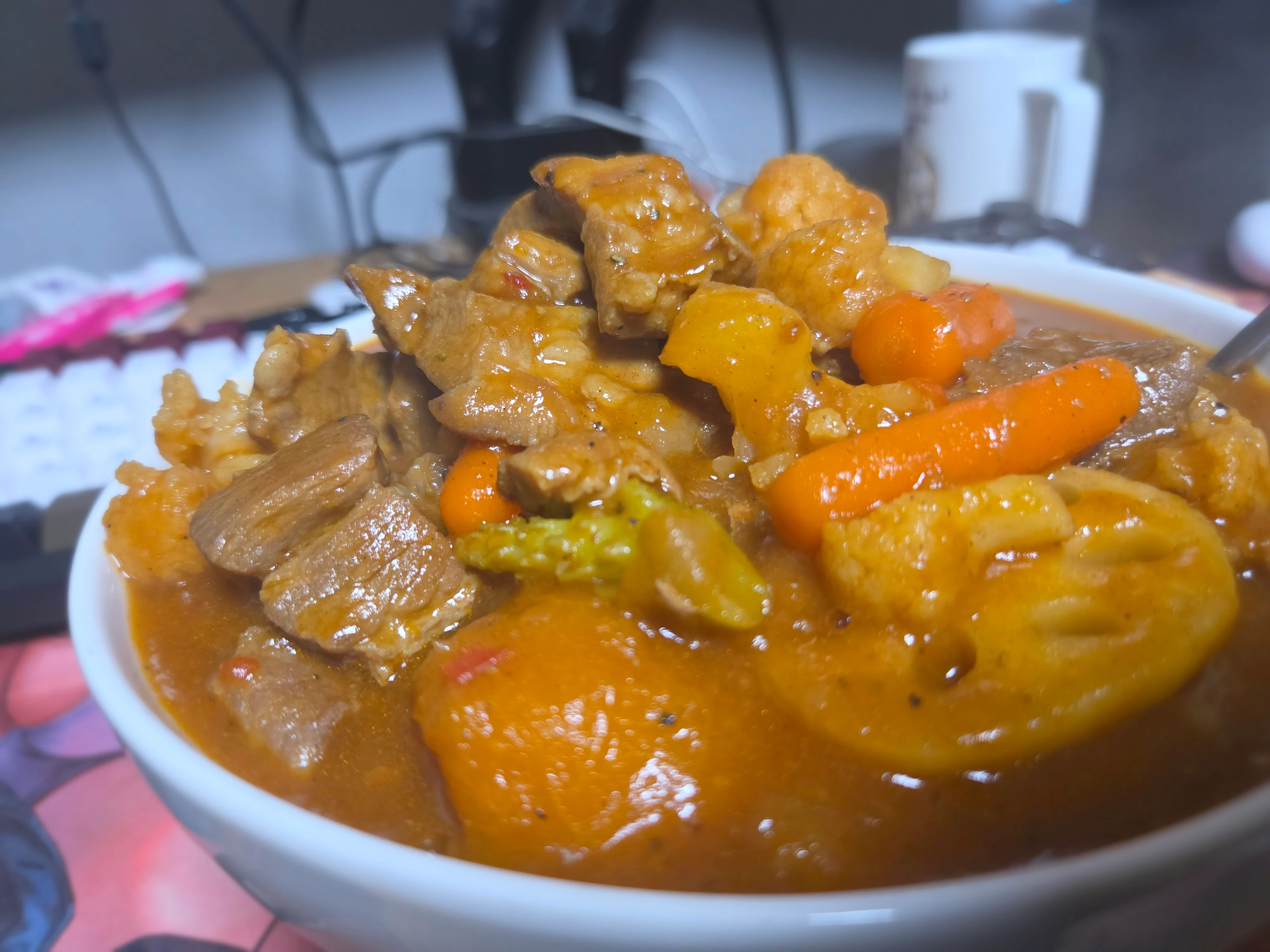 카레 끓였는데 평가좀