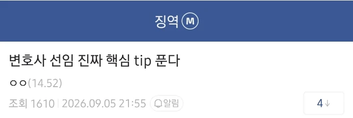 징역갤러가 알려주는 변호사 선임 꿀팁