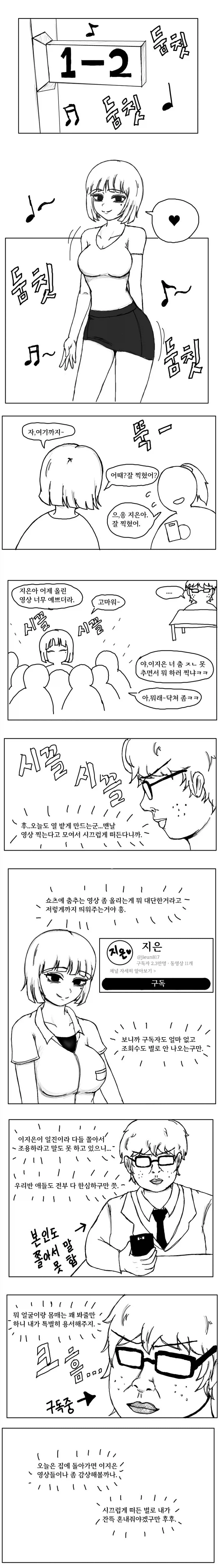 찐따가 일진녀한테 최면어플.manhwa