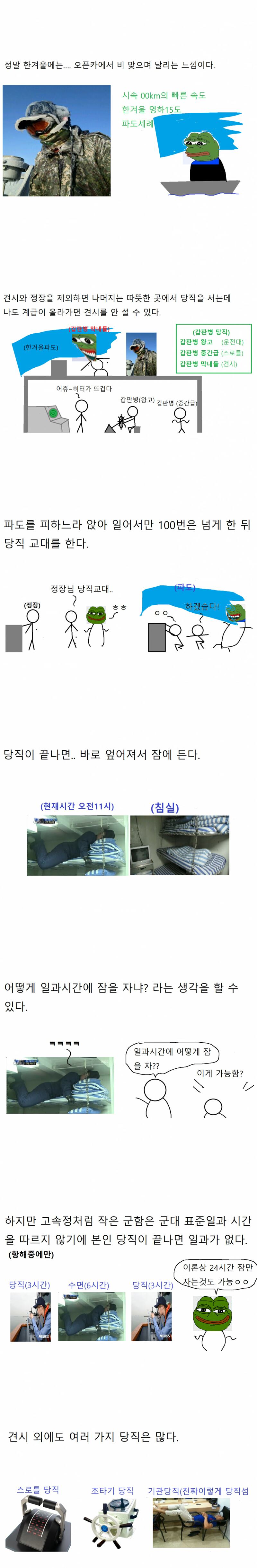 참수리 고속정에서 군 생활 한 만화 (7)