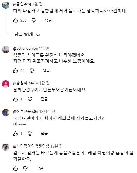 국내용 여권이라고? (7)