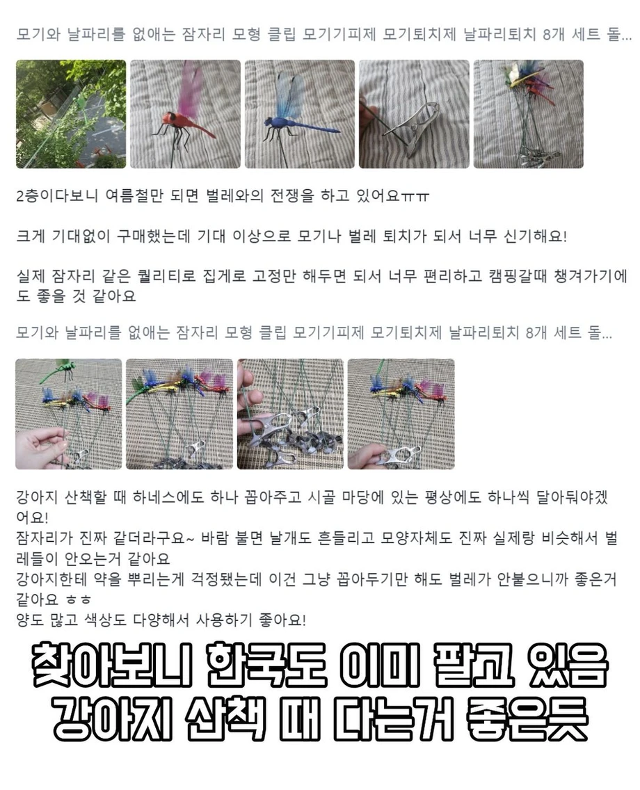 모기 퇴치에 효과있는 아이템 (4)