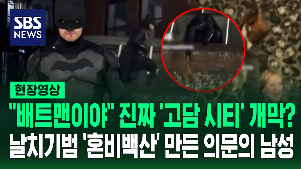 '배트맨이야' 진짜 '고담 시티' 개막? 날치기범 '혼비백산' (20)