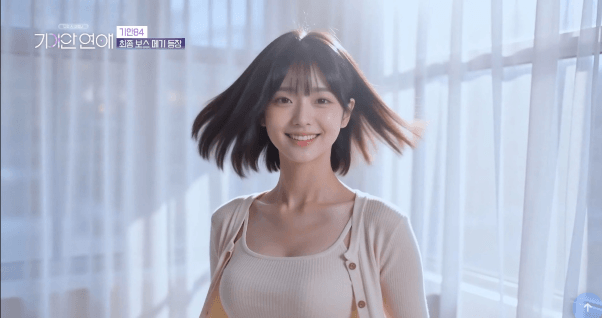 덱스급 메기녀와 천국도 데이트 하는 기안84 (2)