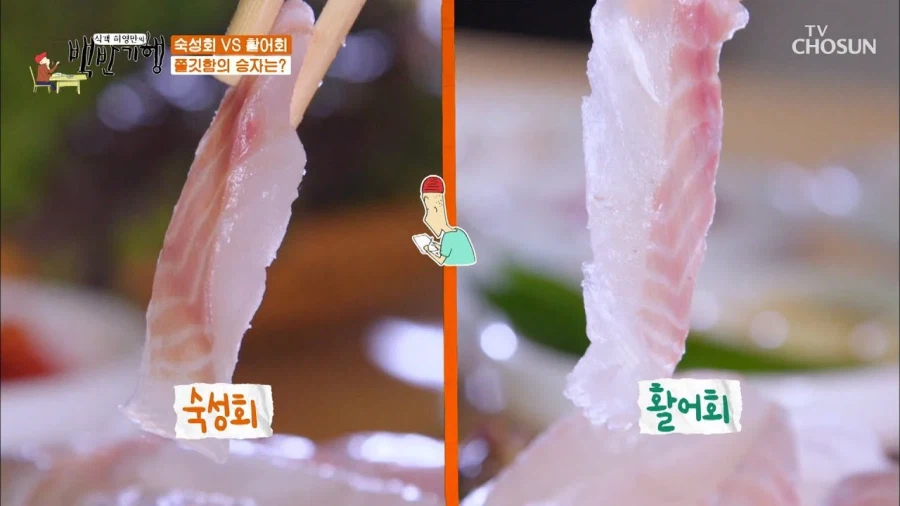 활어회 VS 숙성회 당신의 선택은?