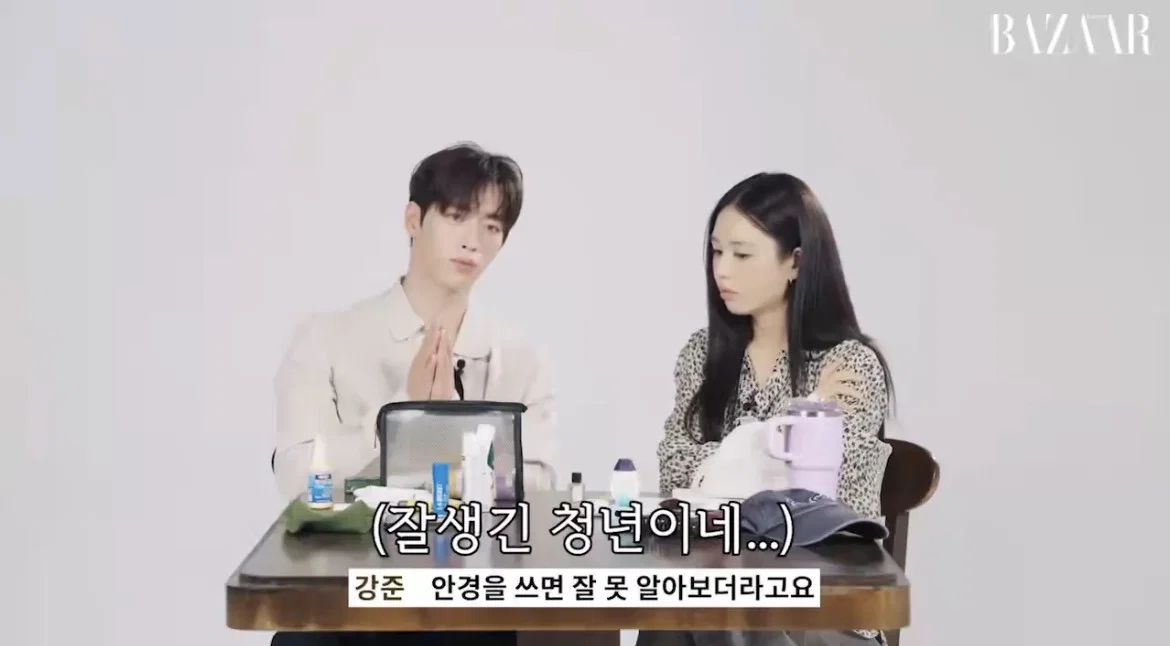 안경쓰면 사람들이 못 알아본다는 서강준 평소 안경 착용한 모습