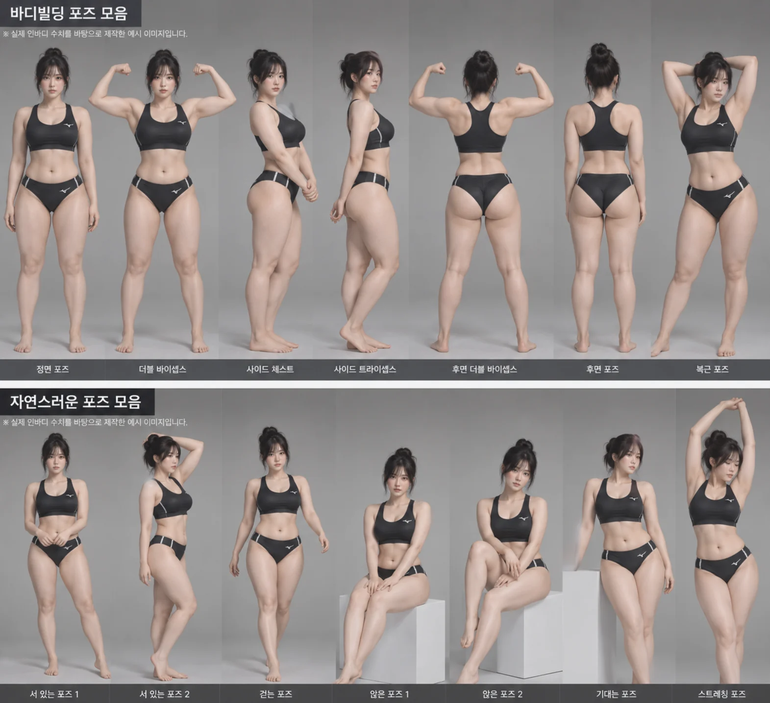 ㅇㅎ,챗지피티) 165cm, 81kg, BMI 29.8 여자, 인바디표 참고하여 이미지 생성. (7)