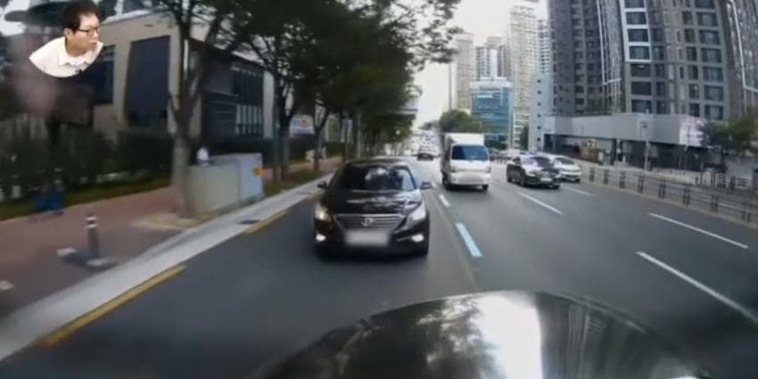 한문철티비 레전드 갱신. 무리한 지바겐 끼어들기. 눈돌아간 총 송곳아재. (10)