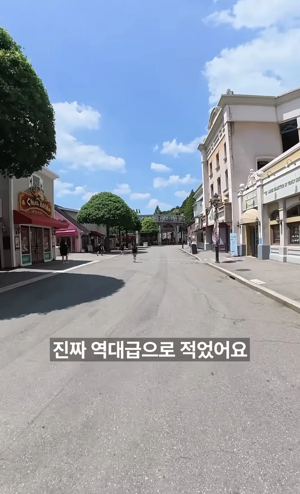 평일 점심 에버랜드 근황