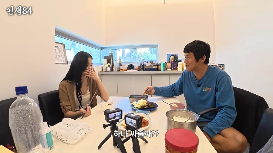 기안 집에 밥먹으러 간 카즈하..근황 (3)
