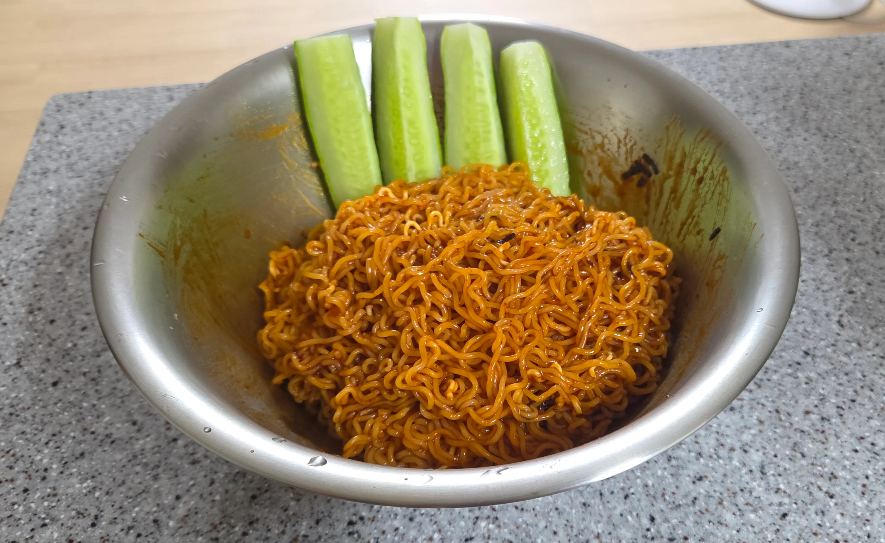 비빔면 3배로 맛있게 먹기