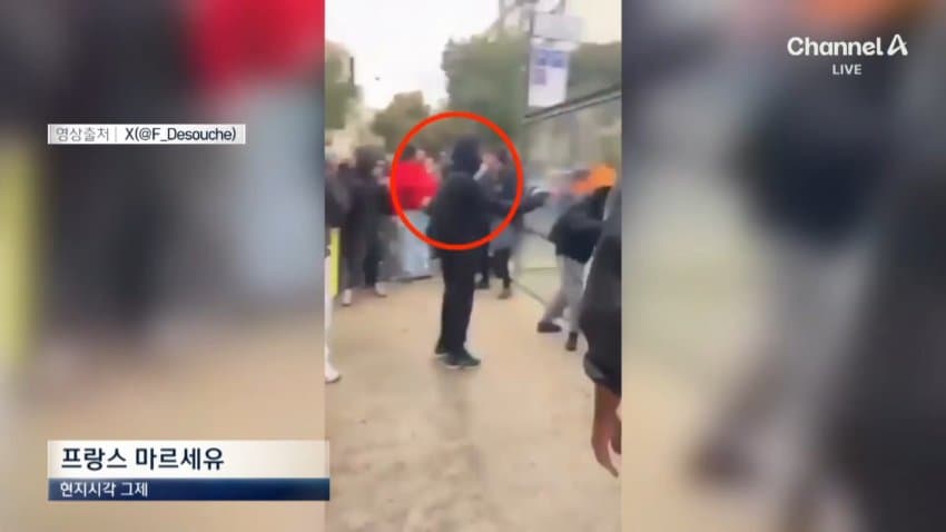 채널a) 폭력 얼룩진 프랑스 고교생 집회...5천명 체포 (2)