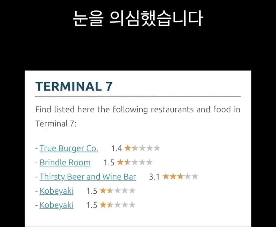 전세계 (거의) 최악이라는 미국 공항
