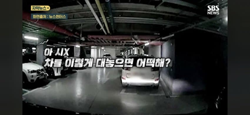 앳된 여성 택배기사 보더니 주차 ㅈ같이 한다며 쌍욕 퍼붓는 남성 (5)