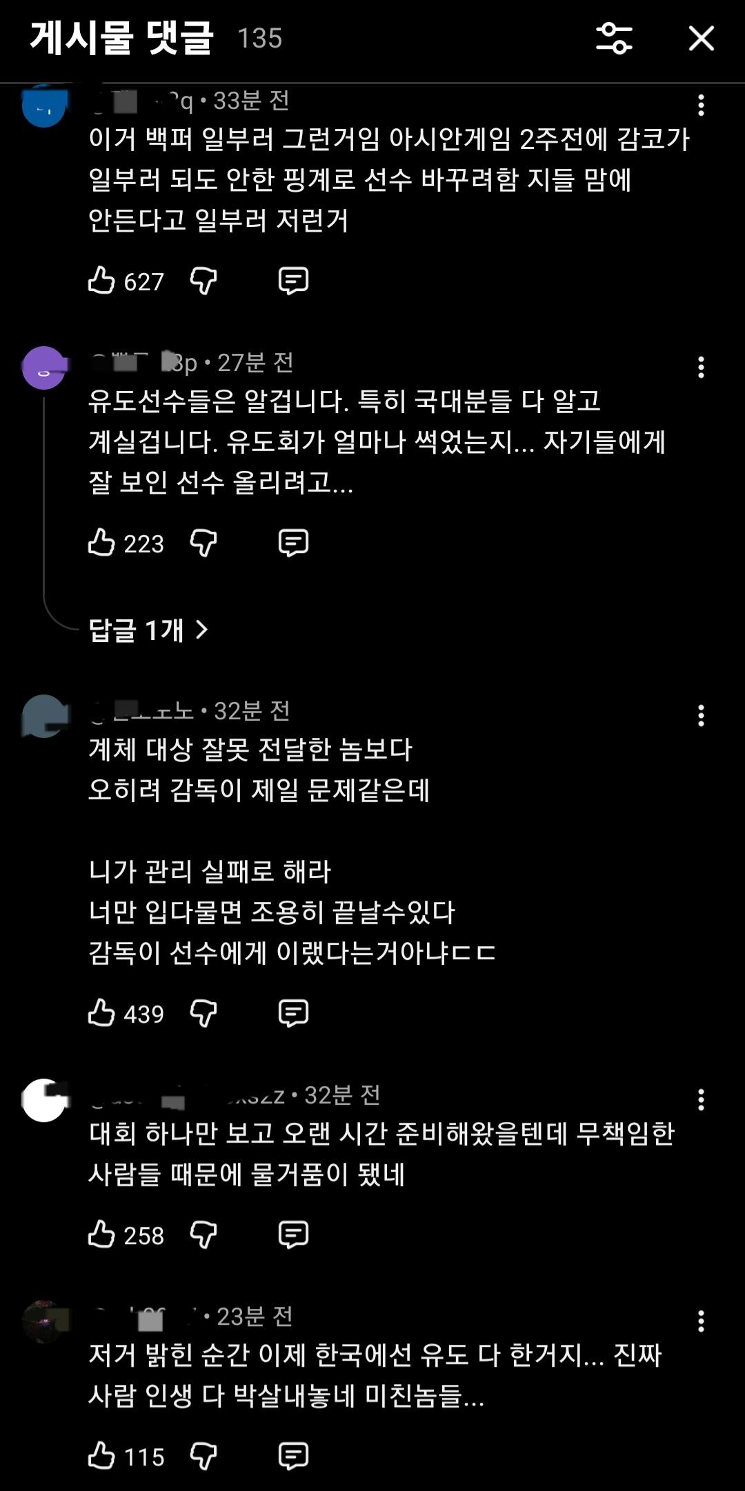 여자유도 100g초과로 실격된 정수진 그날의진실 (9)